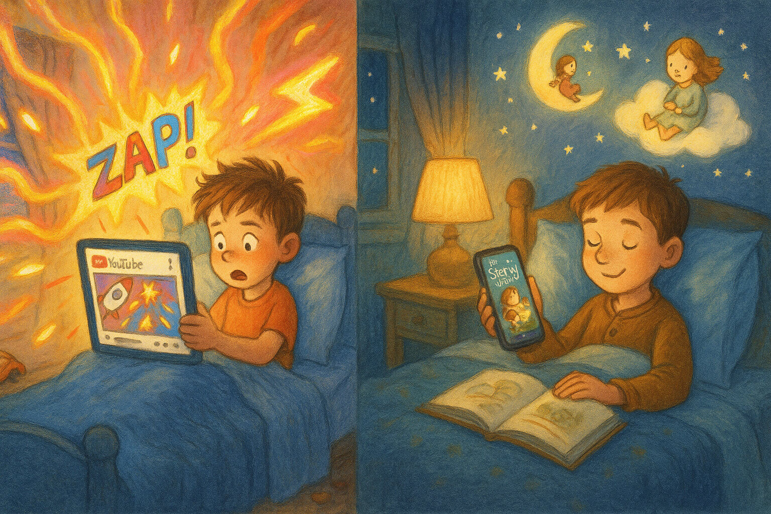 What Makes Storivy Different from Audiobooks or YouTube Stories?