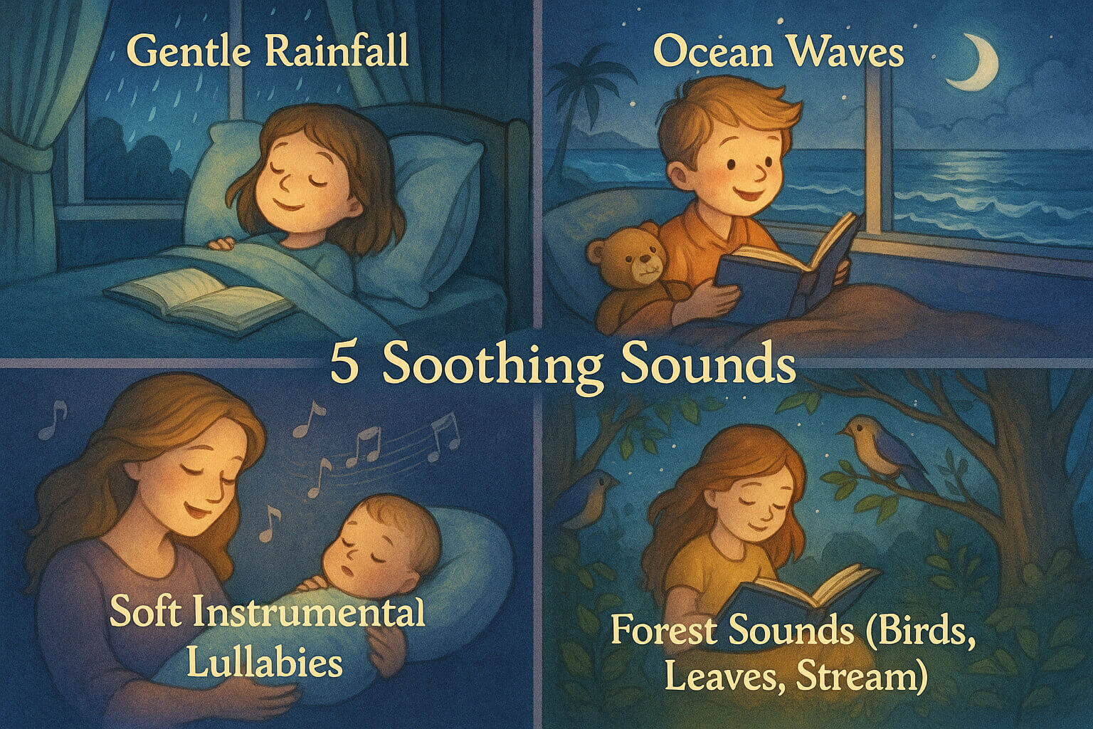 5 Soothing Sounds to Pair with Bedtime Stories